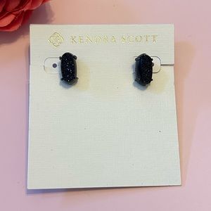 Kendra Scott Betty Studs in Black Drusy